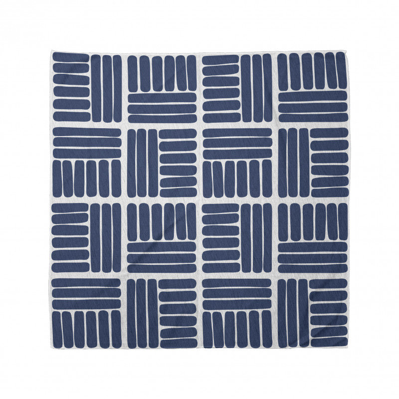 Stripes in Squares Bandana