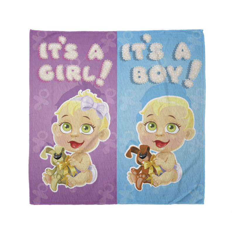 Girl Boy Dogs Bandana