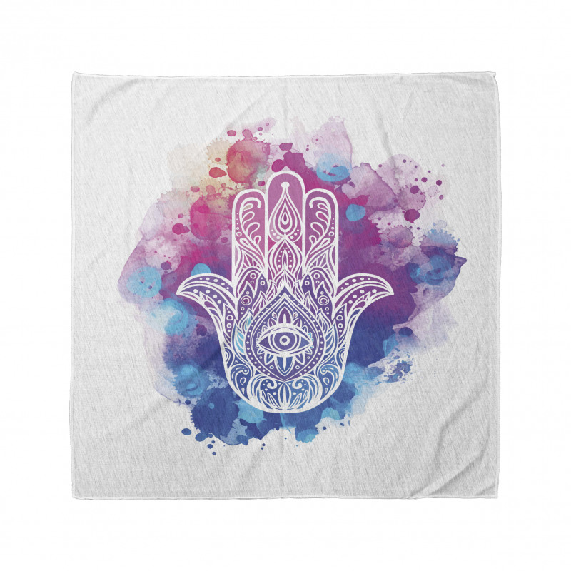 Hamsa Bandana Beyaz Fatıma'nın Eli