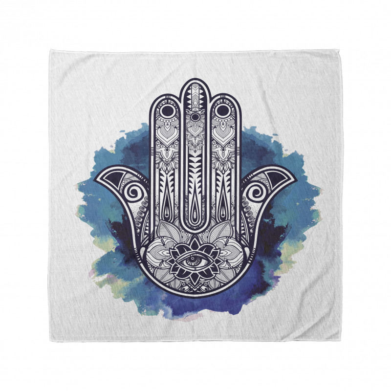 Hamsa Bandana Lacivert Fatıma'nın Eli