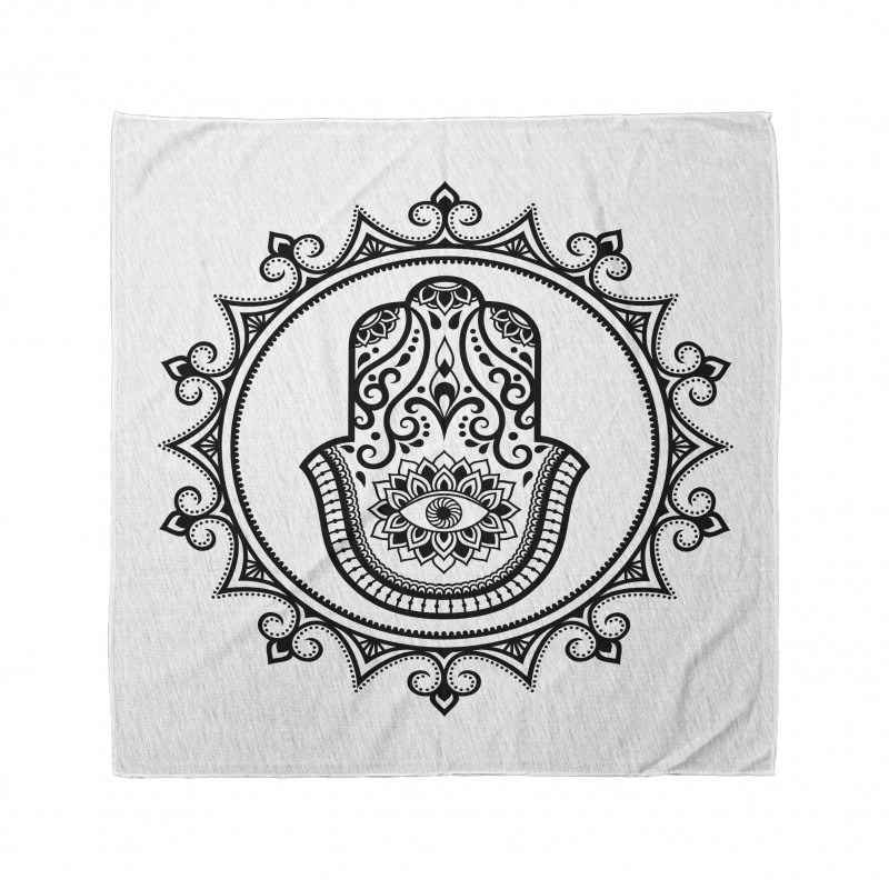 Hamsa Bandana Fatımanın Eli Desenli