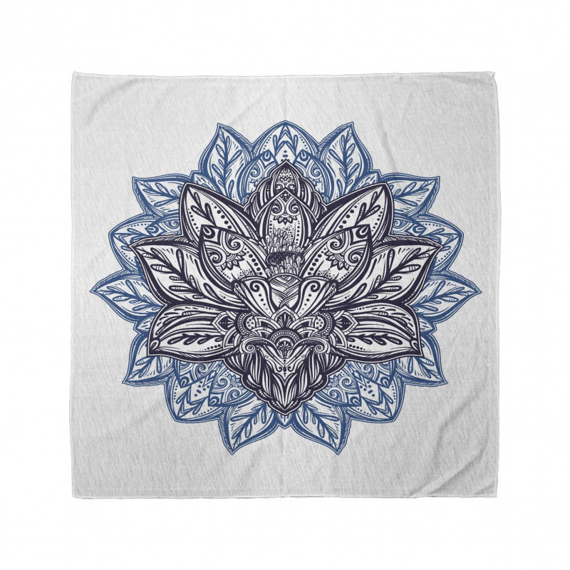 Boho Lotus Flower Bandana