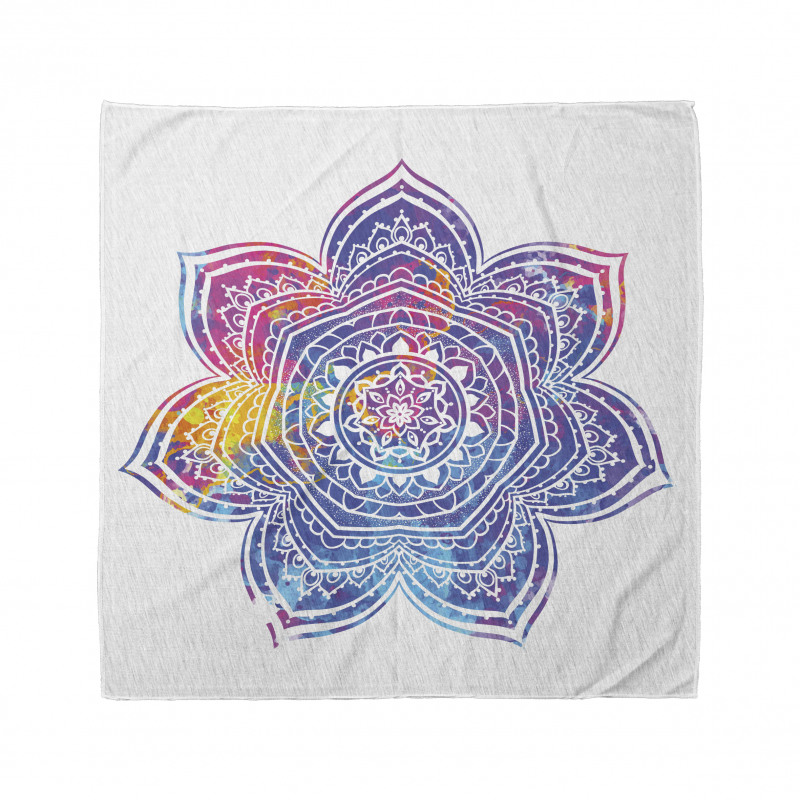 Etnik Bandana Mavi Mor Mandala