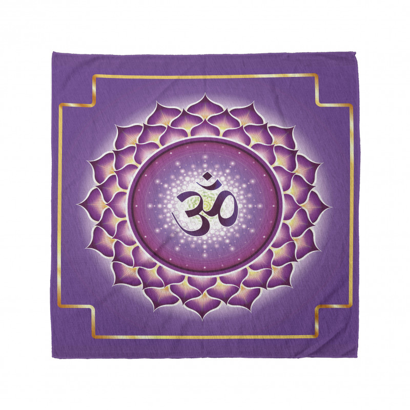 Ruhani Bandana Mor Mandala Çiçeği