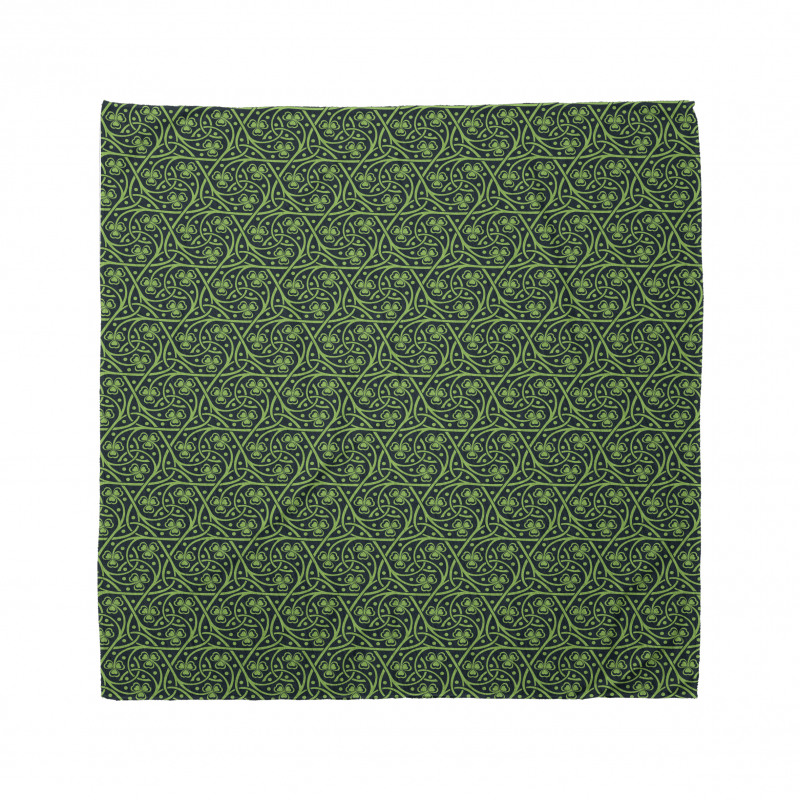 Intricate Clover Twigs Bandana