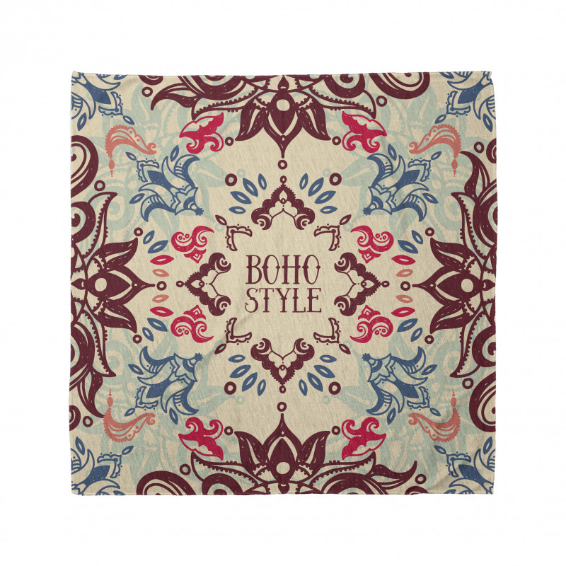 Çiçekli Bandana Boho Tarzı