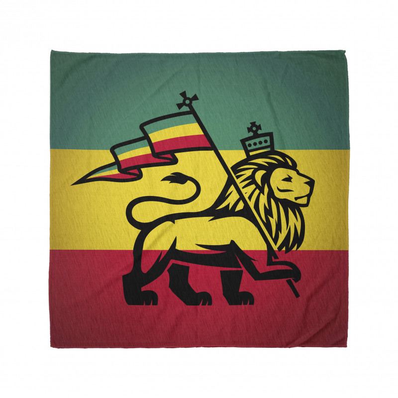 Judah Lion Rastafari Flag Bandana