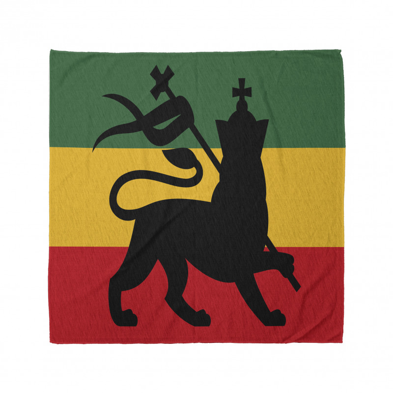 Judah Lion Reggae Flag Bandana