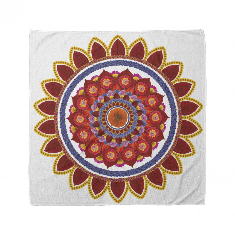 Bohem Bandana Doğa Kompozisyonu Mandala