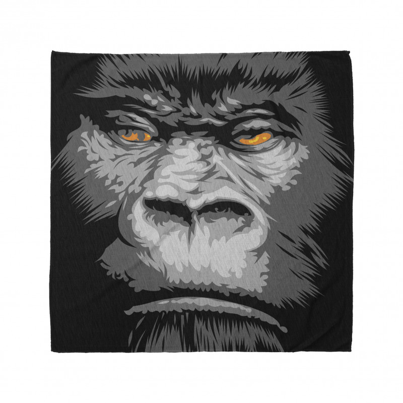 Wild Gorilla Orange Eyes Bandana