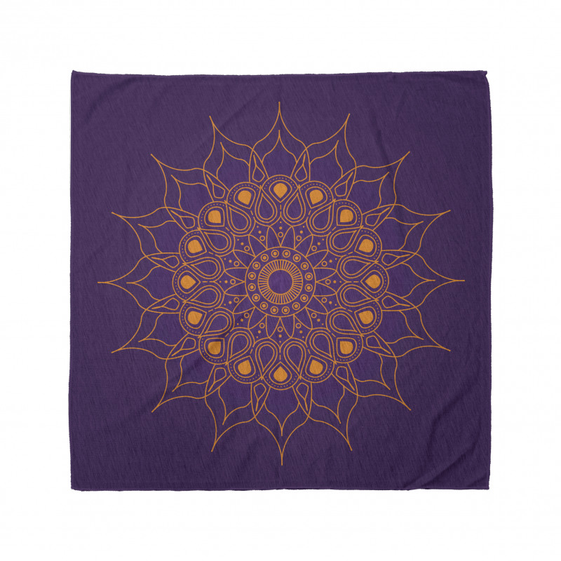 Çiçekli Bandana Mandala Deseni