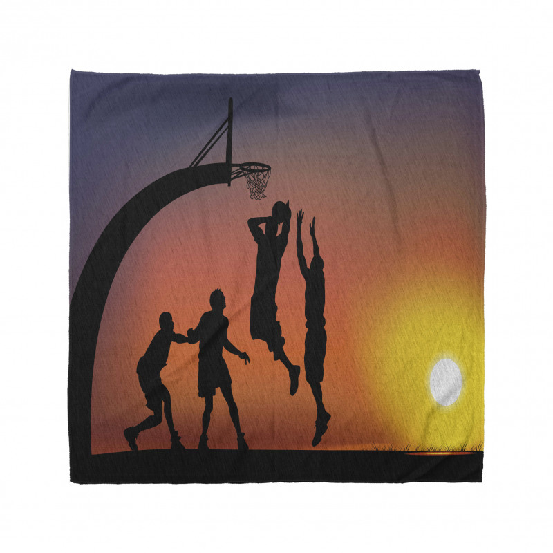 Gökyüzü Bandana Smaç Basan Basketçiler