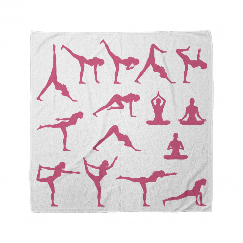 Hobiler Bandana Yoga Hareketleri Deseni