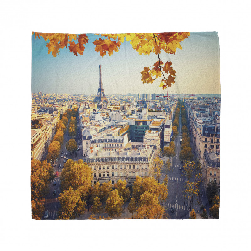 Mimari Bandana Gökyüzünden Paris