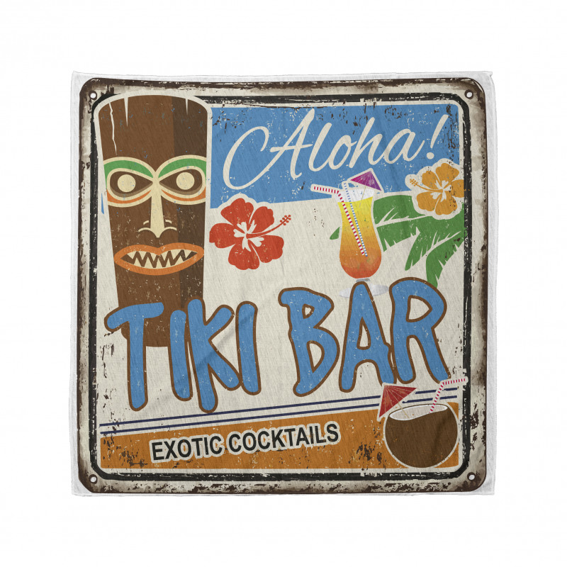 Etnik Bandana Tiki Bar Desenli