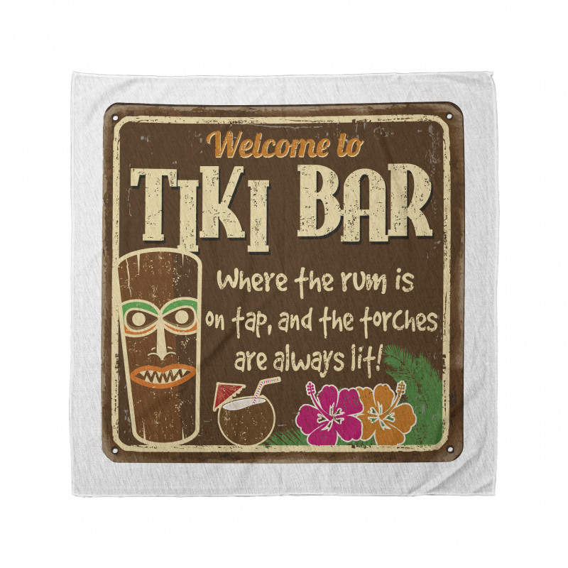 Etnik Bandana Kahverengi Tiki Bar