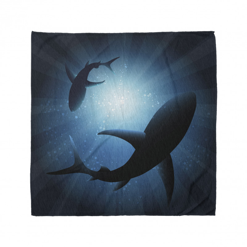 Fish Silhouettes Swimming Bandana