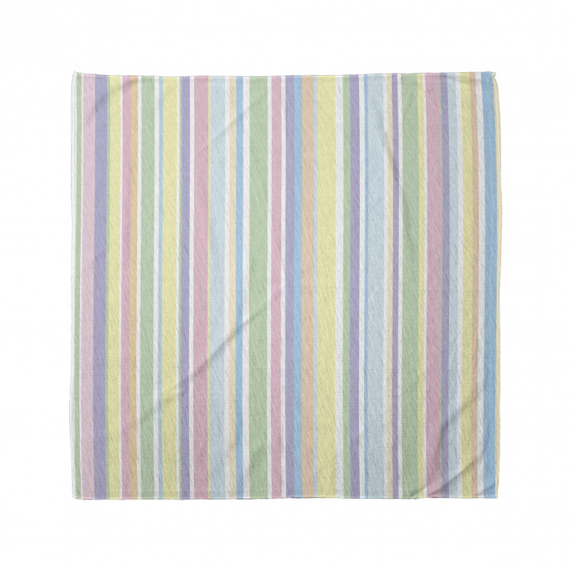 Çizgili Bandana Pastel Çizgiler