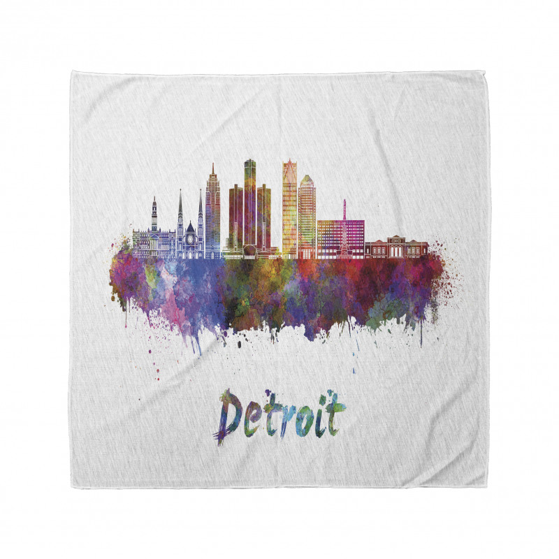 Mimari Bandana Sulu Boya Detroit