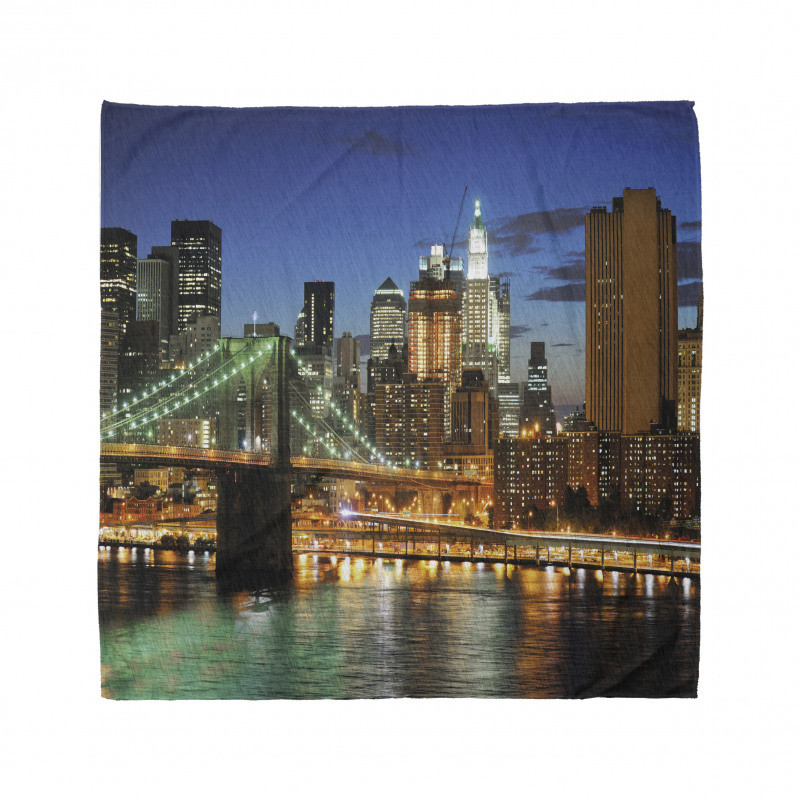 New York Bandana Brooklyn Gökdelen Işıkları