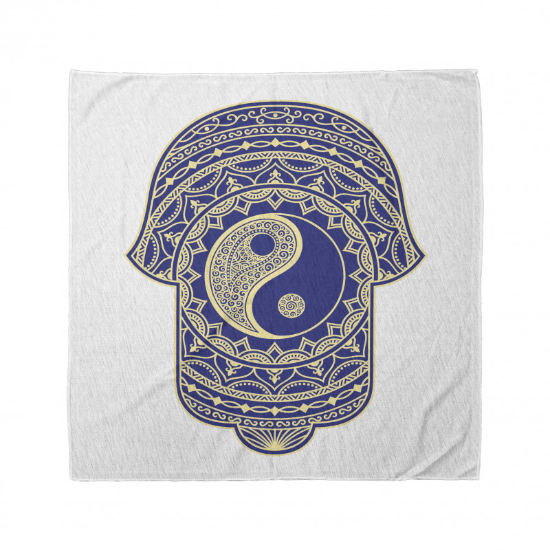 Dini Bandana Yin Yang Desenli