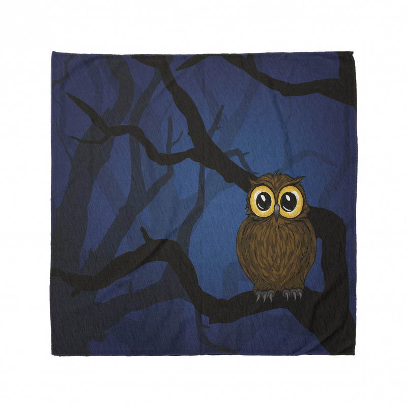 Owl on Tree Branch Bandana