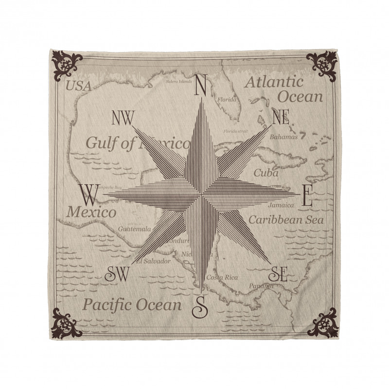 Central America Map Bandana