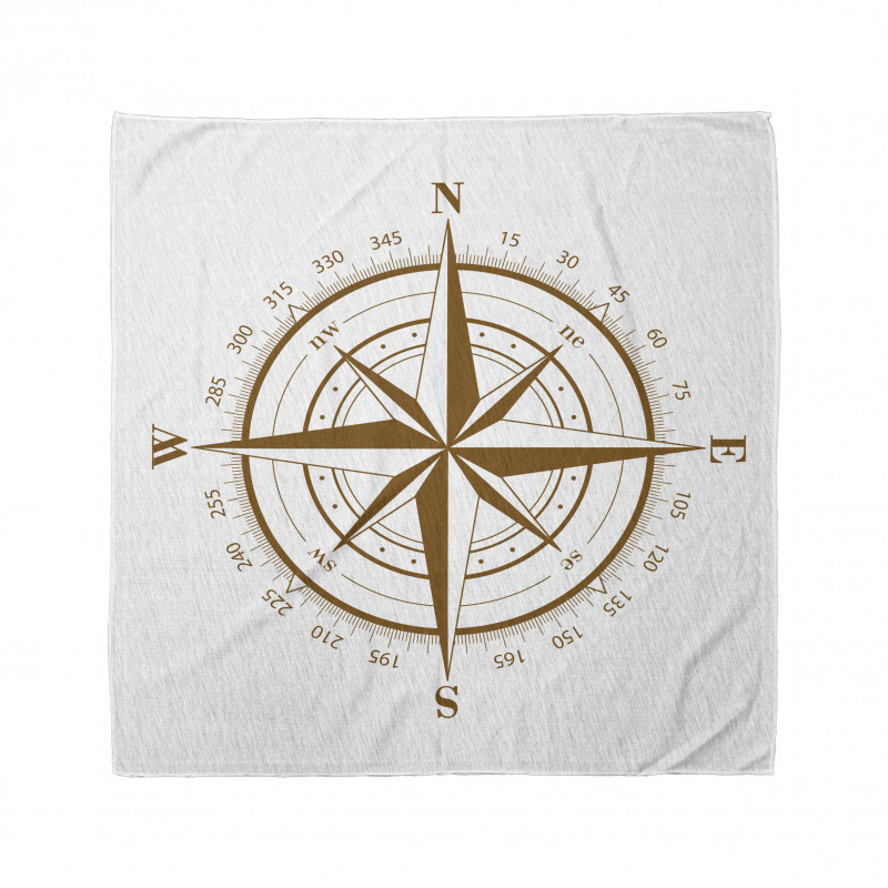 Brown Detailed Bandana