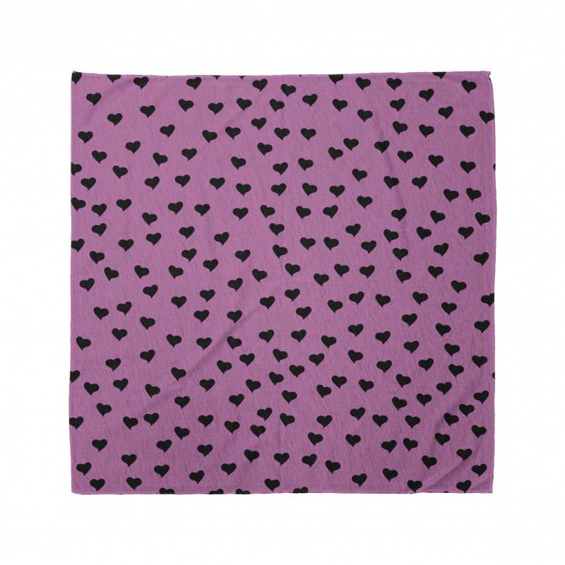 Black Hearts Romantic Bandana