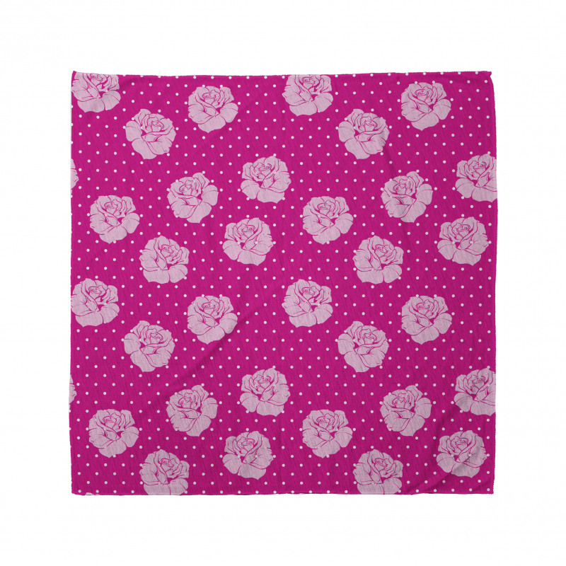 Vintage Roses Love Dot Bandana