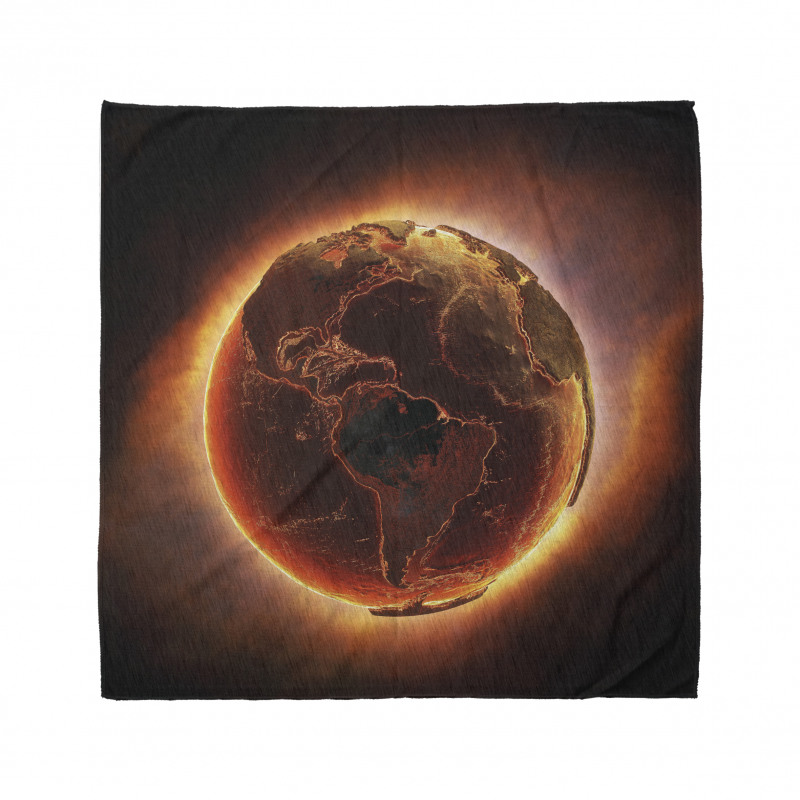 Vivid Burning Earth Heat Bandana