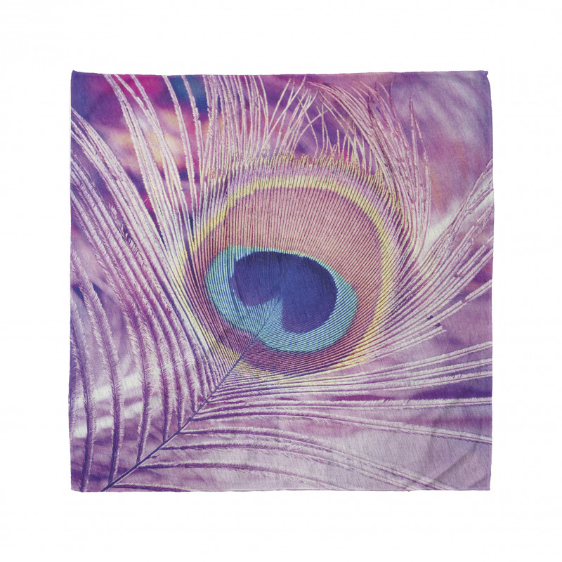 Close up Peacock Plume Bandana