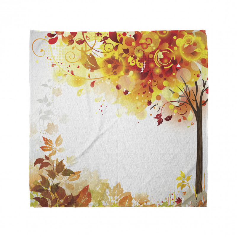 Abstract Fall Season Tree Bandana