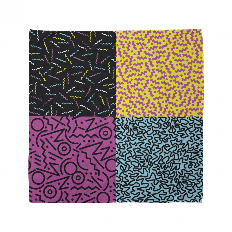 Eighties Funky Pop Doodle Bandana