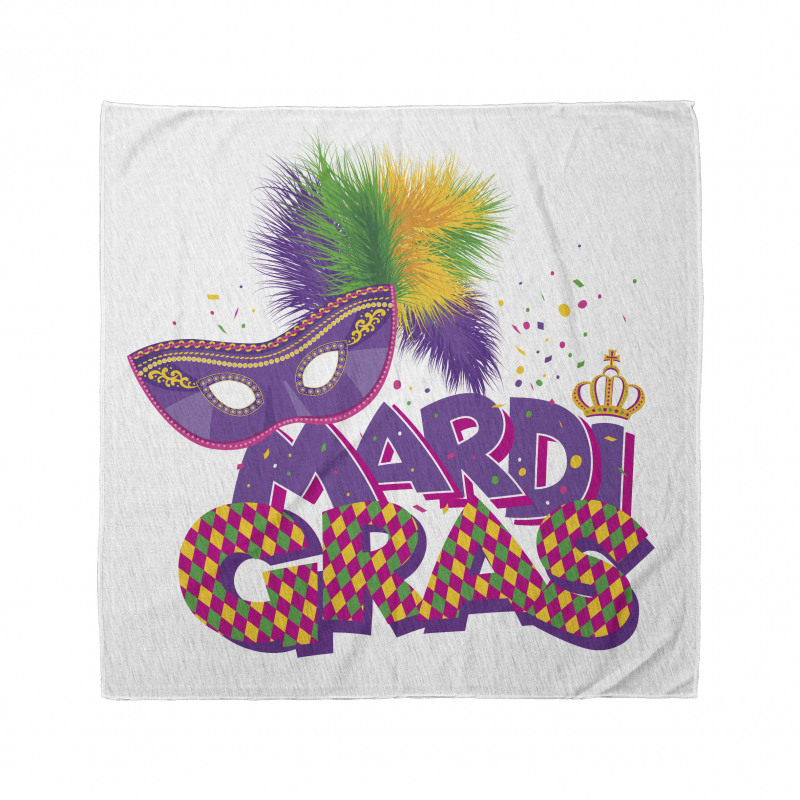 Semboller Bandana Mardi Gras Maskesi