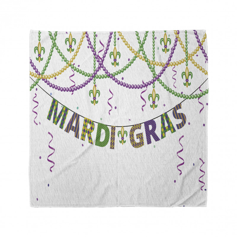 Semboller Bandana Mardi Gras Boncukları