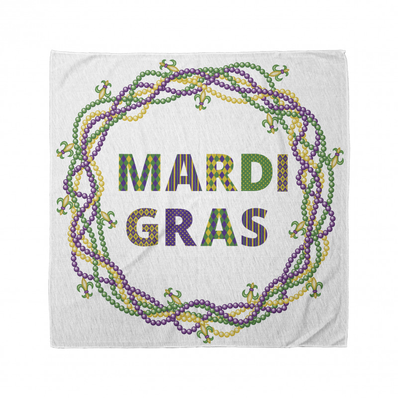 Rengarenk Bandana Mardi Gras Boncuğu