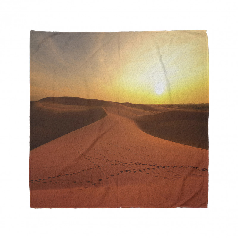 Footprints on Sand Dunes Bandana