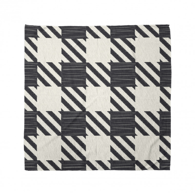 Sketchy Diagonal Stripes Bandana