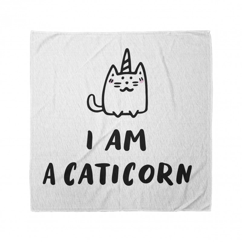 Komik Bandana Sevimli Unicorn Caticorn 