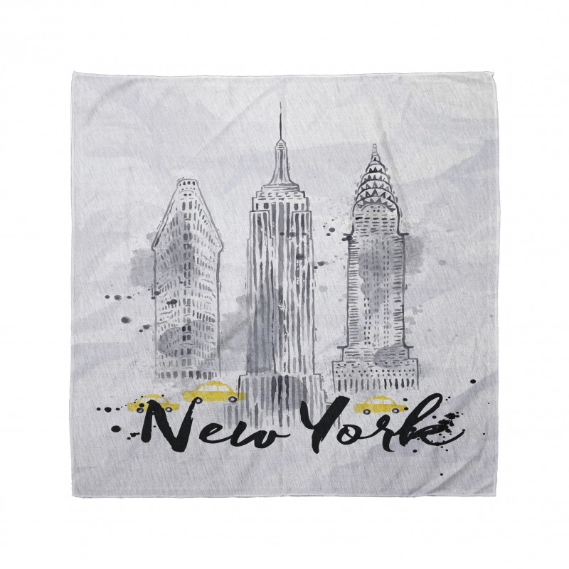 Mimari Bandana New York Gökdelenleri Eskiz