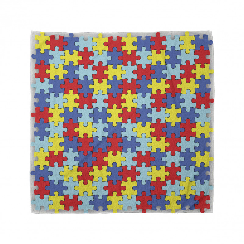 Colorful Puzzle Pieces Bandana