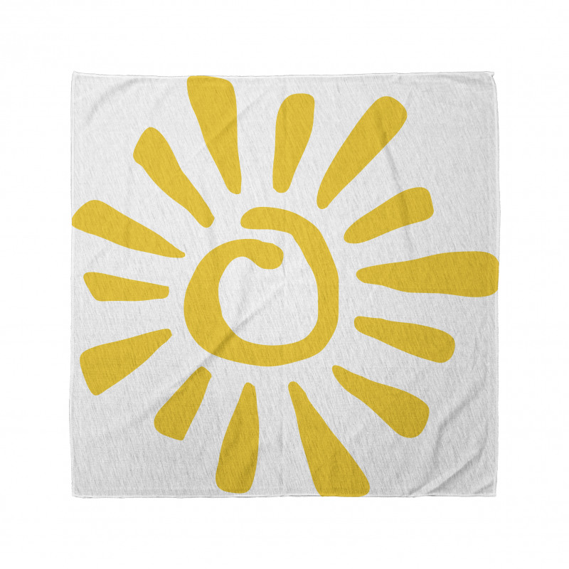 Doodle Sun Burst Summer Bandana