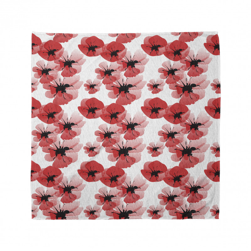 Poppies Vibrant Colors Bandana