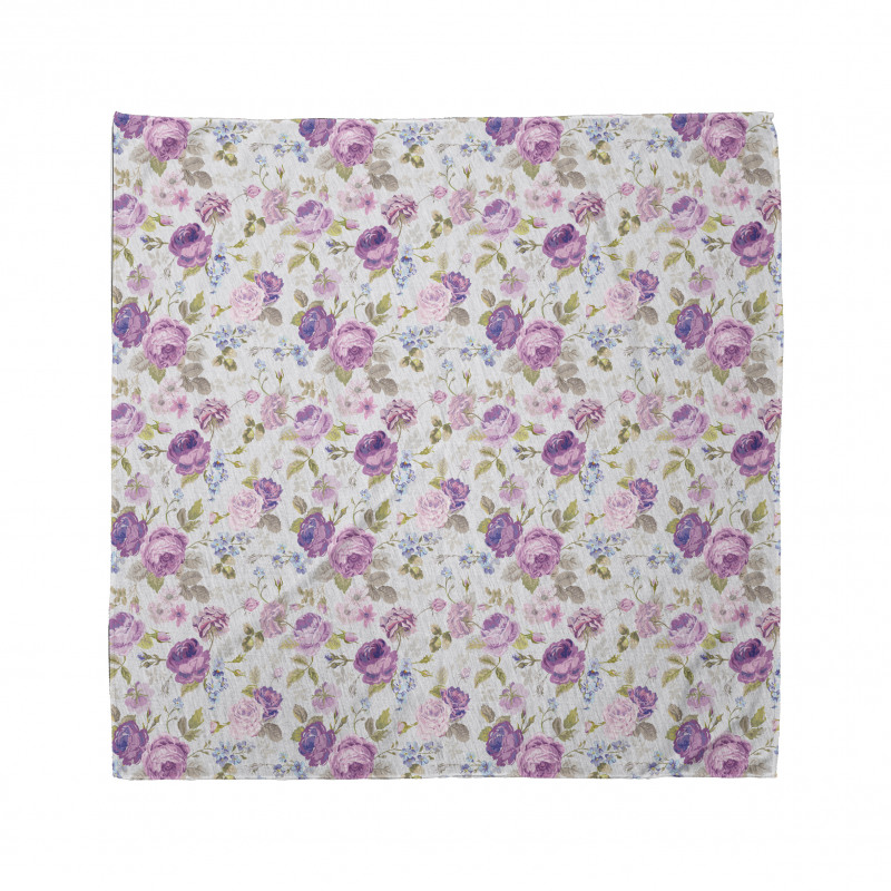 Pastel Tones Leaves Bandana