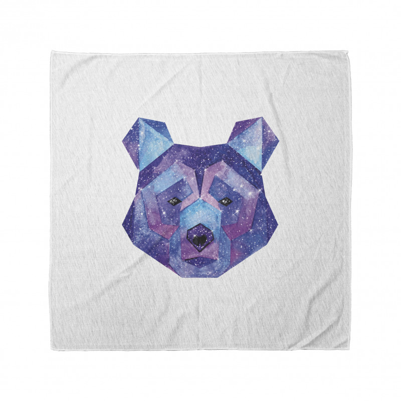 Cosmic Polygonal Portrait Bandana