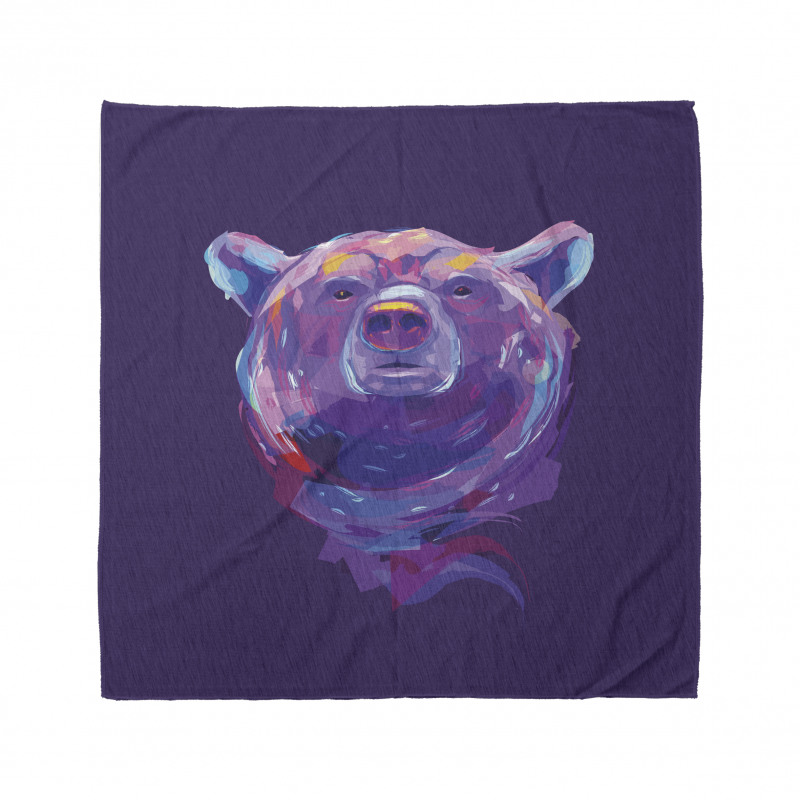 Mascot Face Brushstrokes Bandana