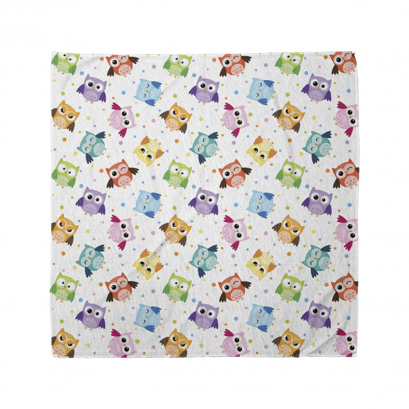 Owls Face Expressions Bandana