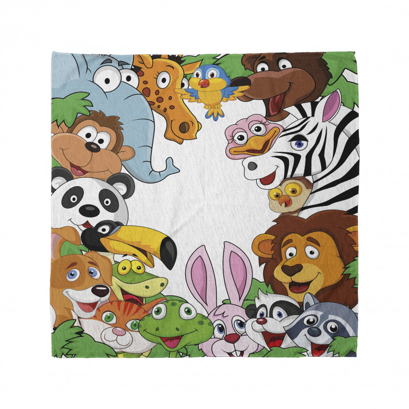 Tropical Jungle Animals Bandana