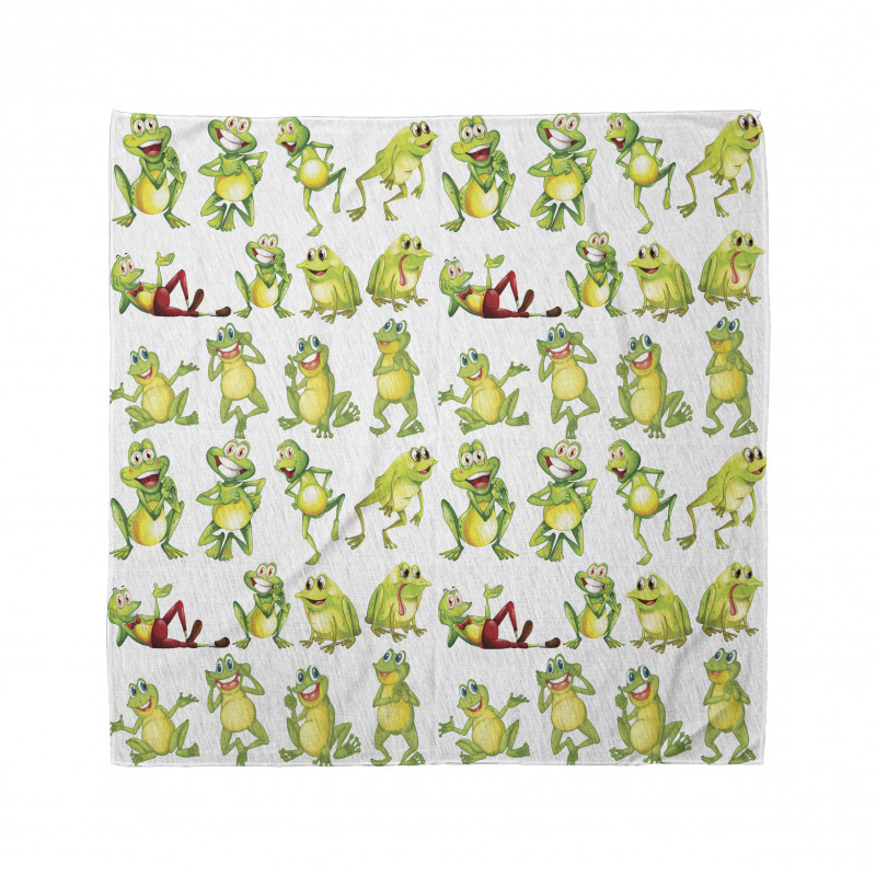 Frogs Different Poses Bandana